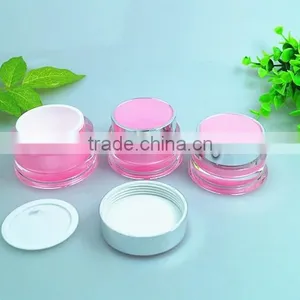 Cystal Top ABS Cap Plastic Acryrlic Cream Jars thumbnail-2