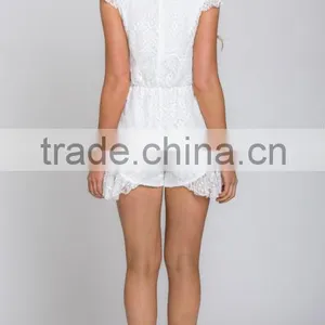 2014 New Design White Jumpsuits Women Lace Jumpsuits All Sex Picture Jumpsuits thumbnail-4