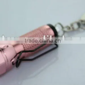 1 LED Mini Keychain, Clip Aluminum Flashlight thumbnail-1