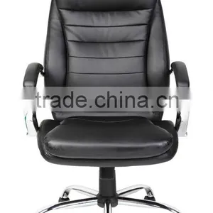 PU Leather Chromed Armrest and Base Executive Chair #AGS-6023 thumbnail-1