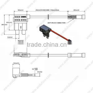 Medium ATM FUSE TAP ADD ON DUAL CIRCUIT ADAPTER AUTO CAR AUTO TERMINALS 20A FUSE thumbnail-4
