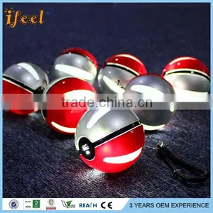 Ifeel Factory Spot Sales 10000mah Pokemon Poke Ball Rohs Power Bank With LED Light Quality Choice Supplier's Ch thumbnail-3