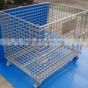 Collapsible Wire Mesh Container thumbnail-1