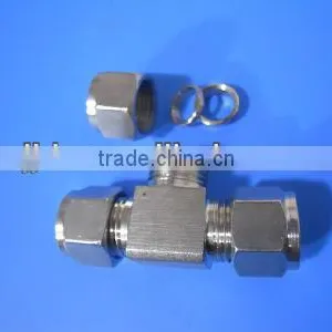 Double Ferrule Tube Fitting/tee thumbnail-1