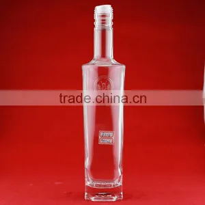 Hot Sell Spirit Wine Bottle Empty Spirit Bottle 500ml Vodka Bottle thumbnail-4