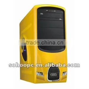 MID TOWER COMPUTER CASE-YELLOW COLOR-6906-BY thumbnail-1