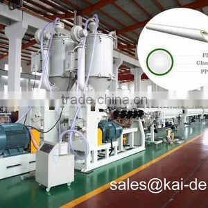 China Fiberglass Reinforced PPR Pipe Making Machine /PPR GF PPR Pipe Extrusion Machine/Production Line Maker thumbnail-2