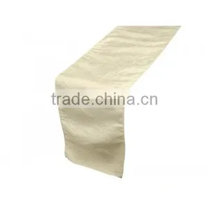 Best Quality Light Blue Burlap Table Runner thumbnail-6