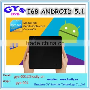 Android 5.1.1 tv Box I68 TV BOX 8GB NAND FLASH RK3368 64bits Octa Core Cor Tex A53 thumbnail-1