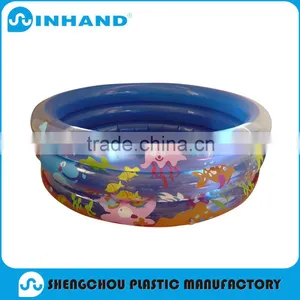 2016 Colorful Cheap Durable Baby Inflatable Swimming Pool 3 Ring Plastic Bath Pool For Kids thumbnail-4