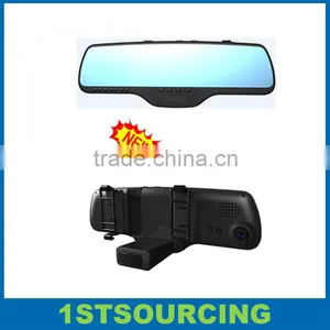Dual Lens Vehicle Car Camera Dvr Video Recorder,rearview Mirror 2.7 Inch Car Dvr thumbnail-1