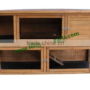 Ourdoor Wooden Rabbit Hutch thumbnail-1