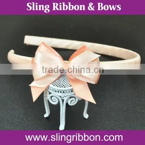 Handmade Satin Ribbon Bow Headband HB-7164 thumbnail-1