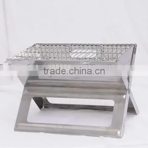 Outdoor Bbq Camping Grill Portable Folding Charcoal Bbq Grill thumbnail-3