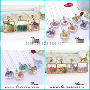 2016 New Arrival Nice Accessories Fashion Jewelry Real Dried Flower Jewelry Necklace thumbnail-1