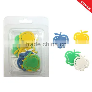 Apple Shape Clips, Decorative Plastic Clip thumbnail-1