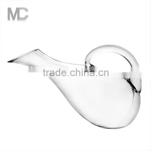 Wholesale Hot Sale Handmade Unique Bulk Single Glass Wine Decanter With Handle thumbnail-1