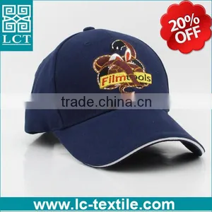 LCTN1893 Dark Blue Cotton Twill Structed 5 Penal Cap for Sale thumbnail-1