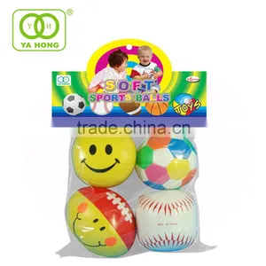Yahong Soft Stuffed Ball Toy Set With Football Baseball Rugby and Basketball thumbnail-6