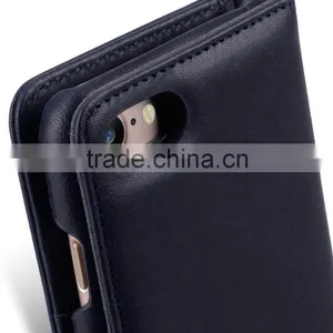 Removable Blue Wallet Premium Leather Case for Apple IPhone 7 (4.7") thumbnail-6