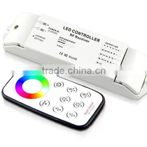 Bincolor T3+R4 Full Color RGB Touch Circle Remote Led Rgb Controller With rf Touch Remote thumbnail-2