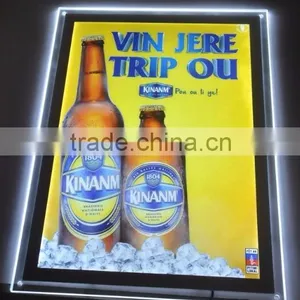 Advertising Product Acrylic Sign Board Indoor Crystal Display Led Display thumbnail-2