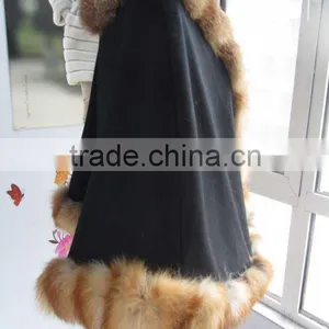 Red Fox Fur Cape Shawl thumbnail-2
