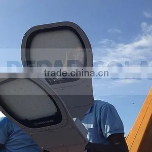 140W Solar Street / Road / Highway Light 12m Pole- OGBOKO Series Single Arm thumbnail-4