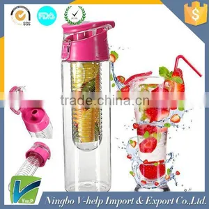 2016 BPA FREE Fruit Infuser Bottle Lemon Cup Sports Water Bottle thumbnail-1