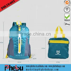 Wholesale Lightweight Day Pack, 20L Foldable Sports Ultralight Backpack(FOL16-001) thumbnail-1