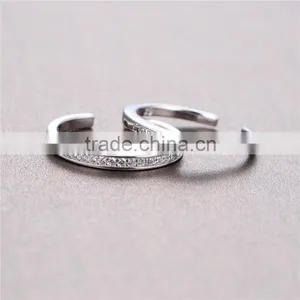 Bali Wedding Ring Crystal Diamonds Engraved Love Custom Wholesale Rings for Engagement Girls thumbnail-4