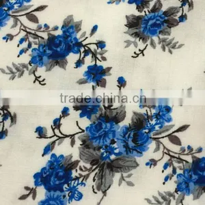 Flower Printed China Made Rayon Fabric thumbnail-1