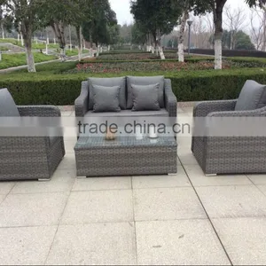 Wholesale Mordern High Quality All Weather Synthetic Rattan Outdoor Furniture Sofa Set thumbnail-1