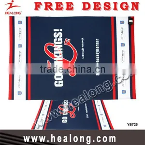 Custom Design Sublimation Sport Beach Soft Fleece Knes Banner Blanket thumbnail-1