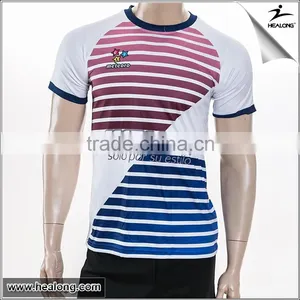 Heat Transfer Printing Thai Quality Football Shirt Maker Soccer Jersey Made In China thumbnail-2
