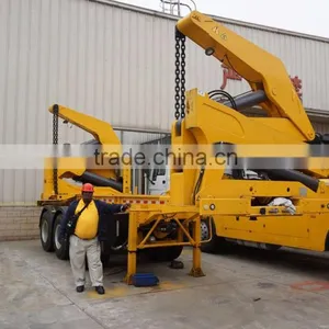 20ft Semi Trailer Container Lift, 20ft Container Lift Trailer,20FT Side Lifter Loader Chassis Truck Trailer thumbnail-5