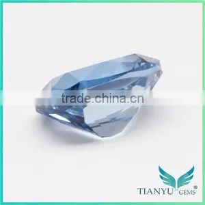 Wuzhou Gem Hot Gemstone Processing Loose 10x12 #106 Blue Synthetic Gemstone Spinel Gems for Sale thumbnail-5