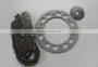 BROZ-150 NXR 50T/17T 428H 130L Sprocket and Chain for Honda thumbnail-1