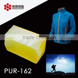 NANPAO Light Yellow Transparent Roller Coating PUR Hot Melt For Textile Application thumbnail-1