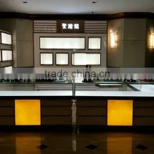 Indian Carved Solid Wood Furniture Kiosk for Jewelry Store Interior Decoration thumbnail-4