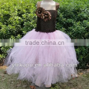 9" Crochet Top Tutus With Sequin Flower thumbnail-1