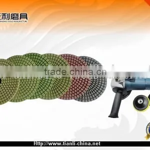 4 Inch Resin Wet/dry Polishing Pads for Hand Grinder thumbnail-1
