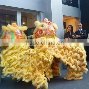 LWL011 Yellow High Quality Chinese Style New Year Costume for Sale thumbnail-6