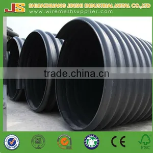 HDPE Steel Belt Reinforced Spirally Corrugated Pipe, HDPE Corrugated Pipe thumbnail-1