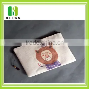Wholesale Factory Price Logo Printed Cute Jute Gift Bag thumbnail-1
