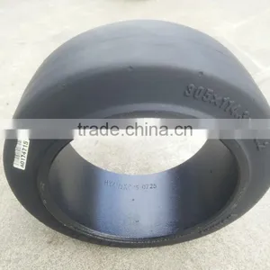 Gnie Scissor Lift Platform Wheel 18x7x12.125 18x7x12 1/8 Solid Tire With Rims Wheel thumbnail-1