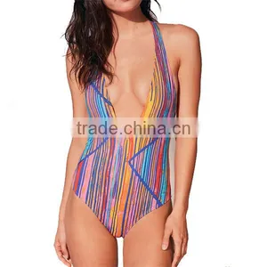 Summer Days Custom One Piece Swim Suit thumbnail-1