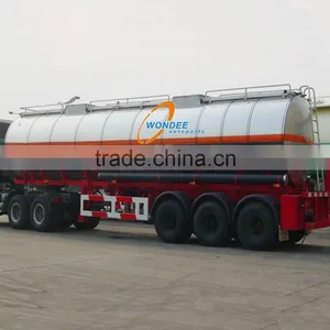 3 Axle Fuel Tanker Stainless Steel Tank Trailer thumbnail-3
