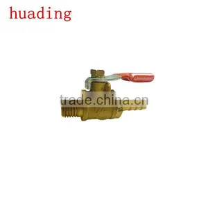 Brass Valve , 1/4" 3/8"1/2" NPT BSP Male Thread, High Performance 6 8 10 Hose Barb ,brass Valve thumbnail-1