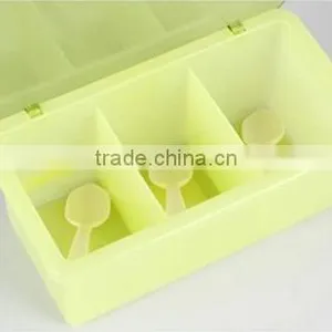 Plastic Sauce Caddy With Spoon thumbnail-6